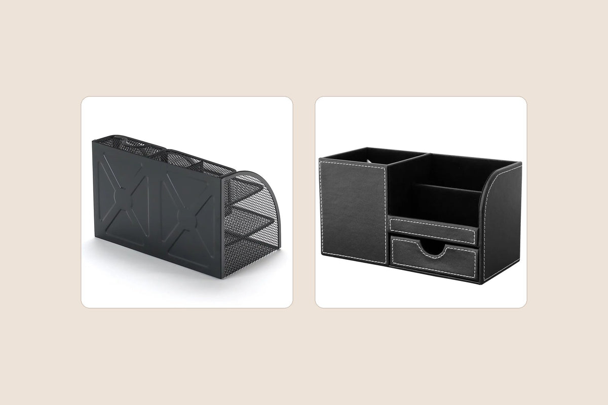 Four zones for a working desk