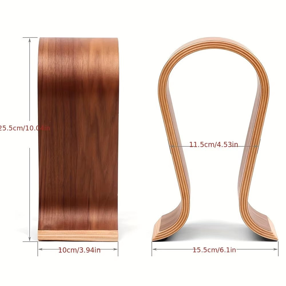 Cozyn Amber Bent-Wood Headphone Stand