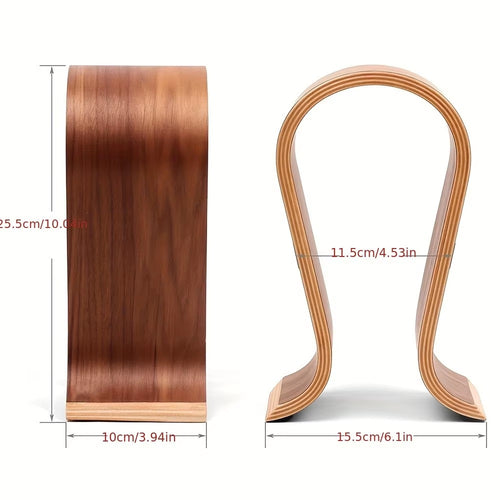 Cozyn Amber Bent-Wood Headphone Stand