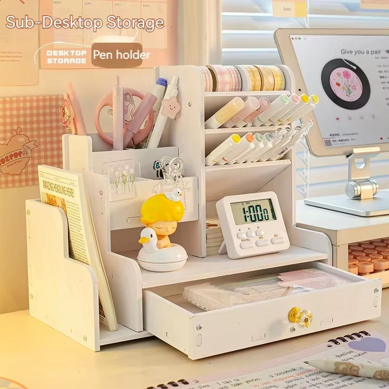 Cozyn Chalk Tiered Desk Organizer