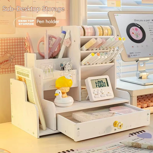 Cozyn Chalk Tiered Desk Organizer