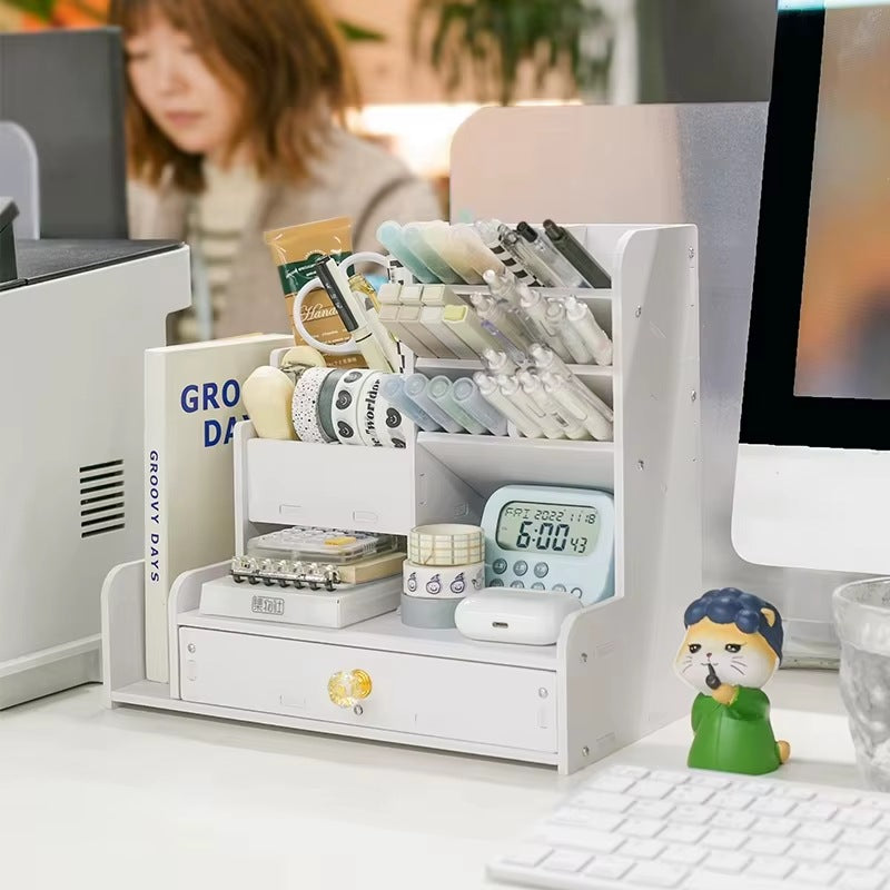 Cozyn Chalk Tiered Desk Organizer