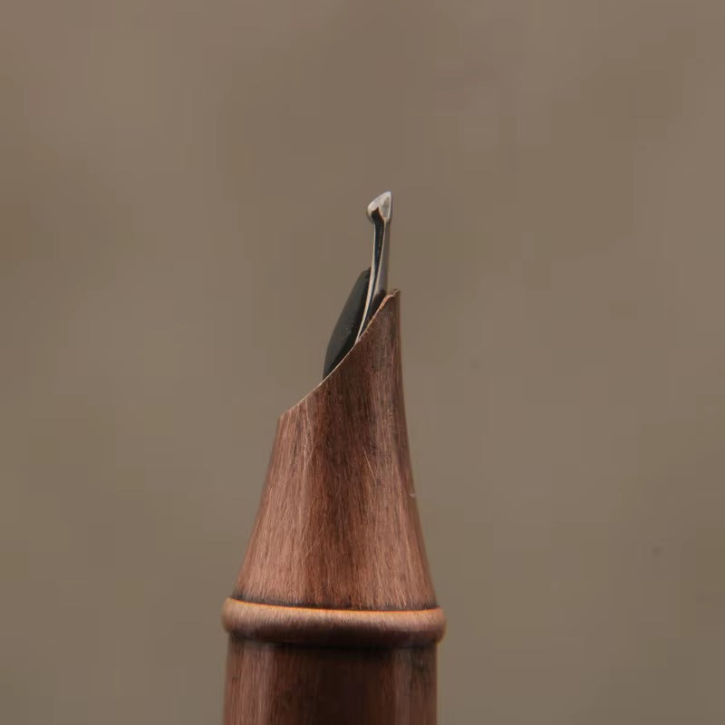 Cozyn Cinnabar Wood & Brass Fountain Pen