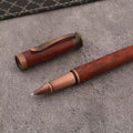 Cozyn Cinnabar Wood & Brass Fountain Pen