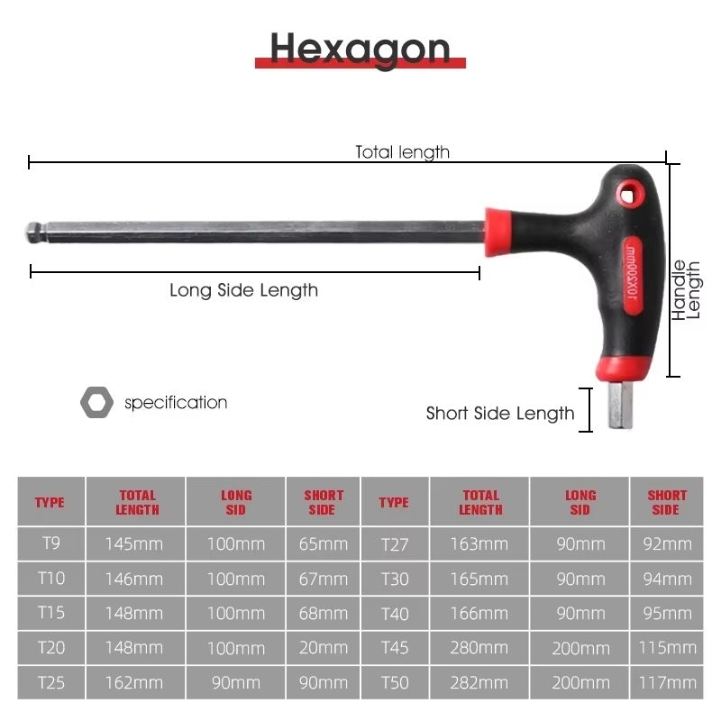 Cozyn Corundum 10-Piece T-Handle Key Set
