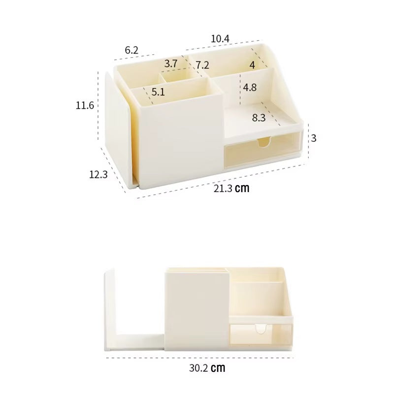 Cozyn Gypsum Desk Organizer with Drawer