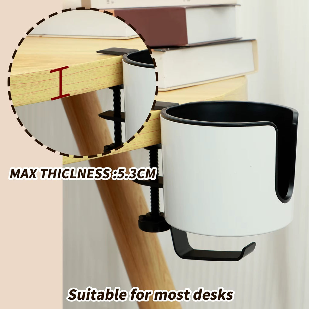 Cozyn Ledge Clamp-On Cup & Headphone Holder
