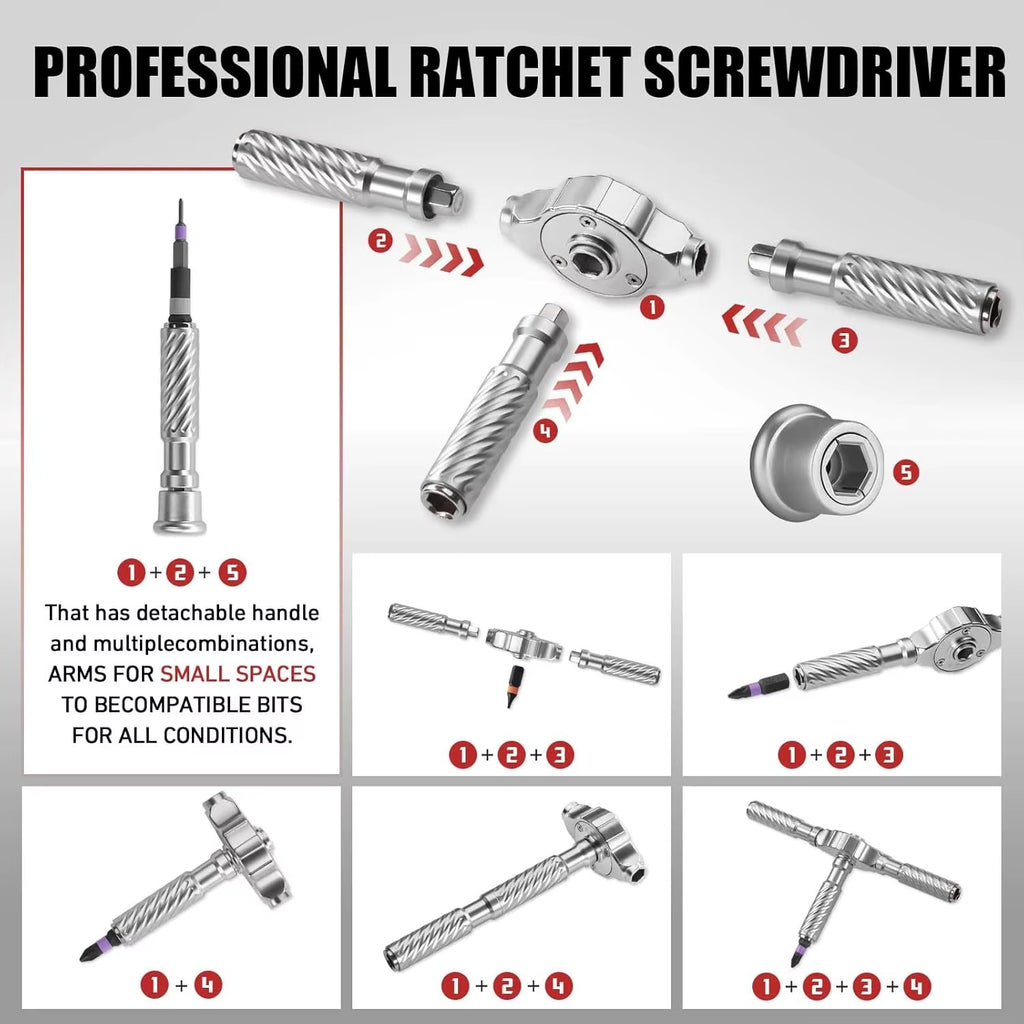 Cozyn Magnetite 66-Piece Ratchet Screwdriver Set