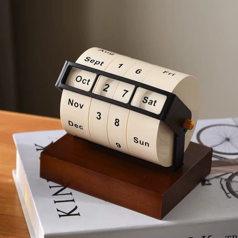 Cozyn Marl Wheel Perpetual Desk Calendar