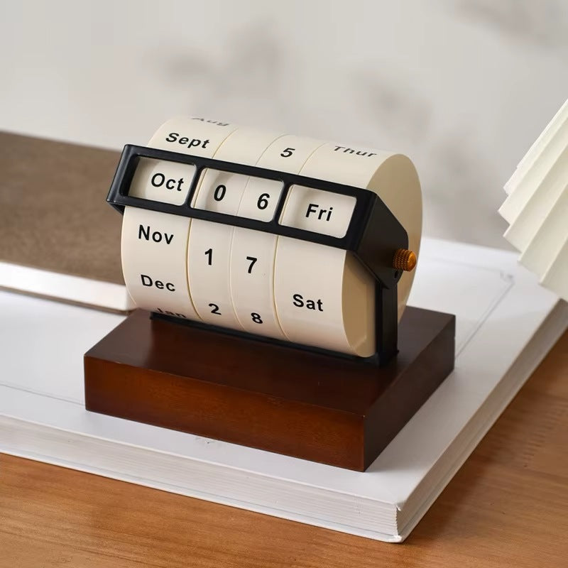 Cozyn Marl Wheel Perpetual Desk Calendar