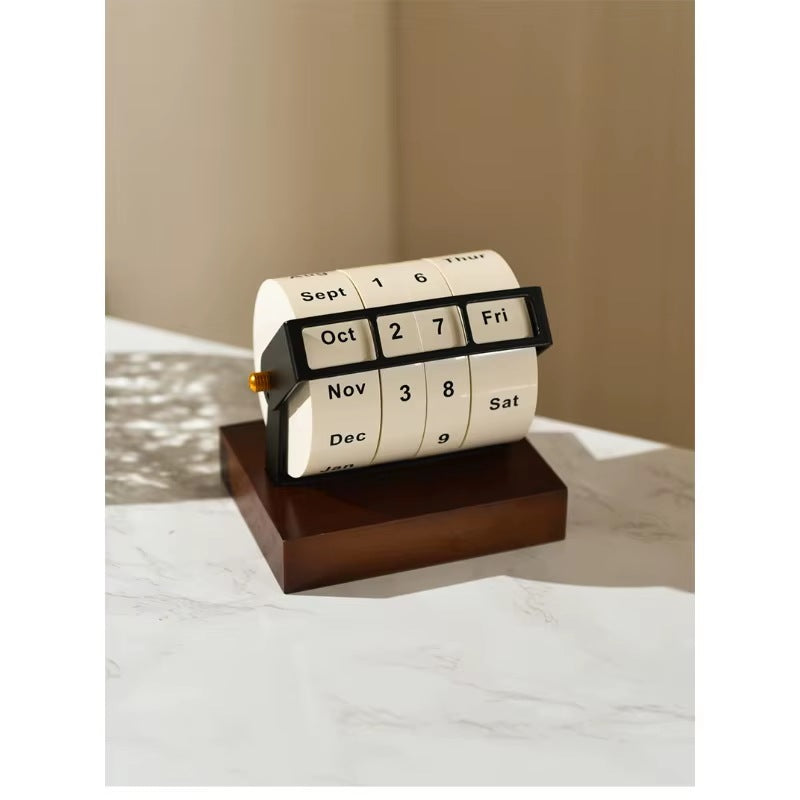 Cozyn Marl Wheel Perpetual Desk Calendar