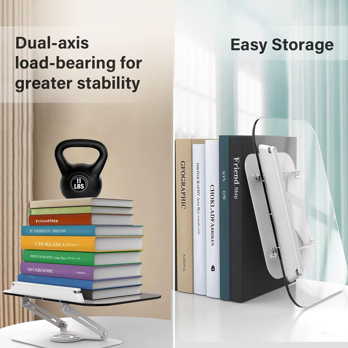 Cozyn Opal 360° Acrylic Book Stand