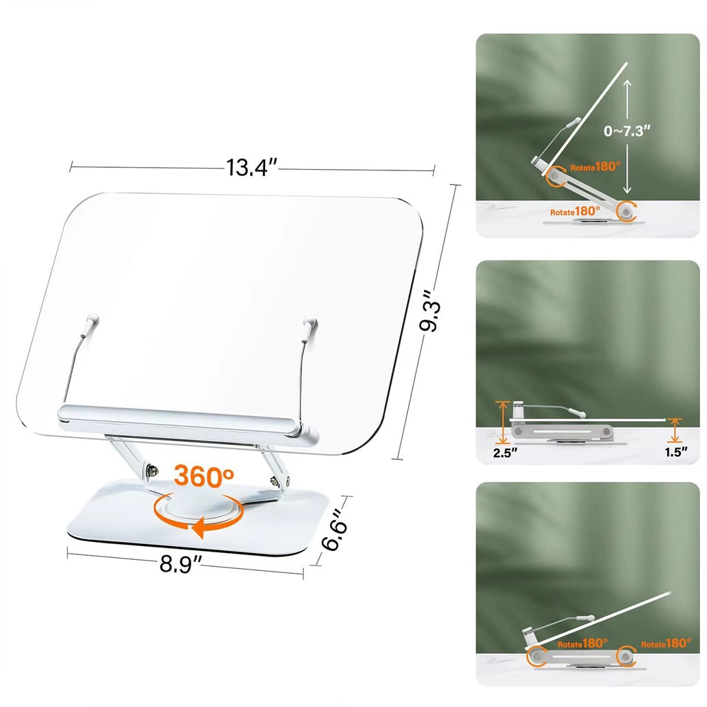 Cozyn Opal 360° Acrylic Book Stand