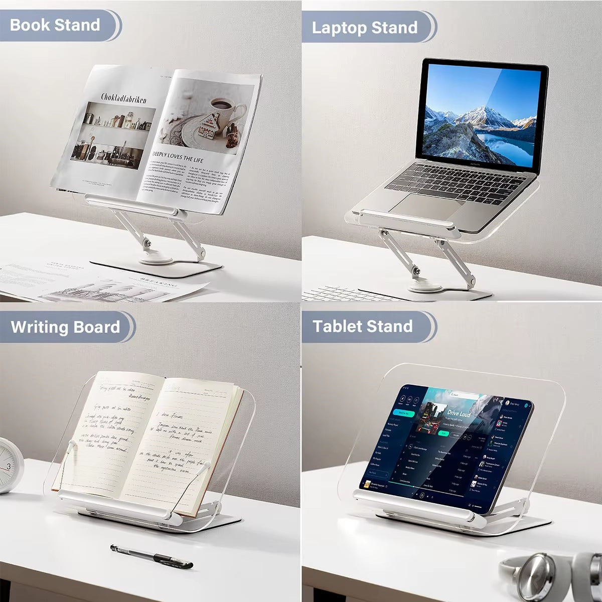 Cozyn Opal 360° Acrylic Book Stand