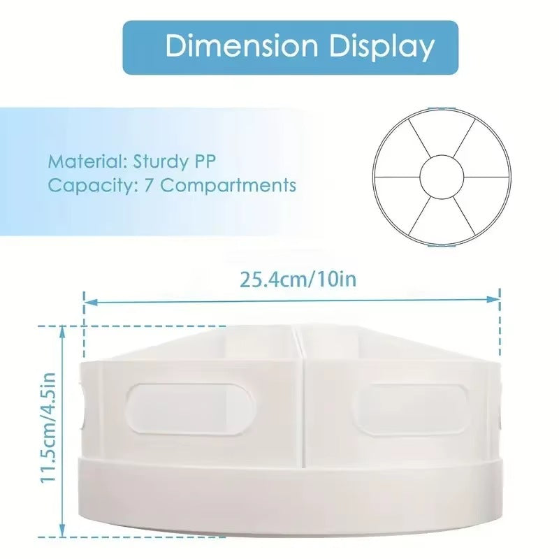Cozyn Pumice 360° Rotating Desk Organizer