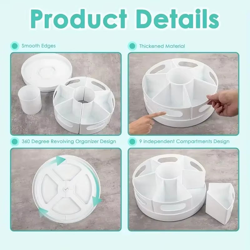 Cozyn Pumice 360° Rotating Desk Organizer
