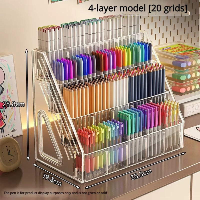 Cozyn Quartz Stepped Acrylic Pen Rack