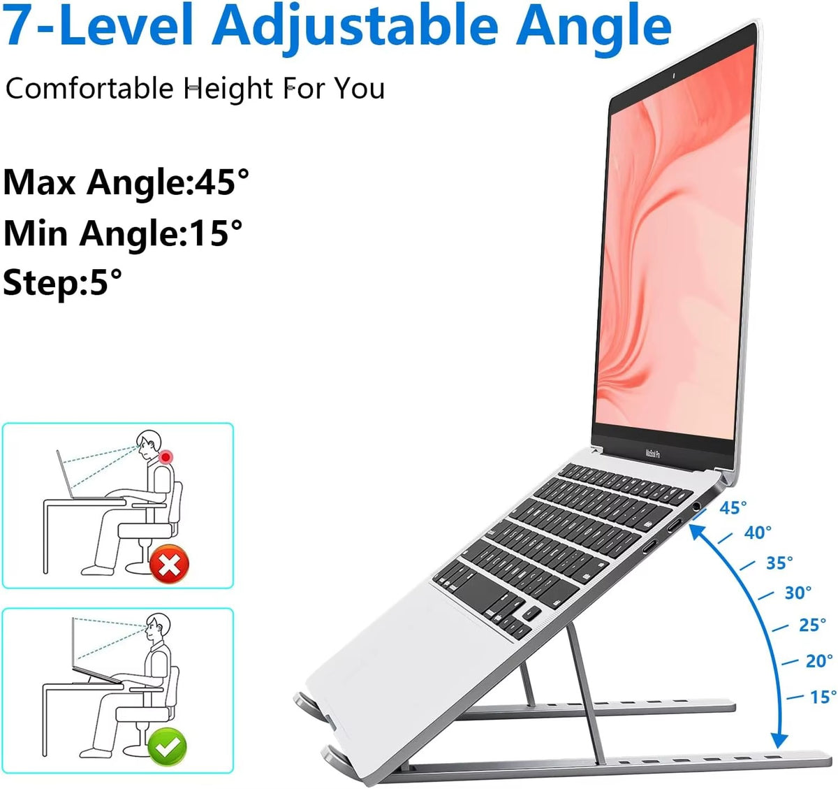Cozyn Strata 7-Level Foldable Laptop Stand