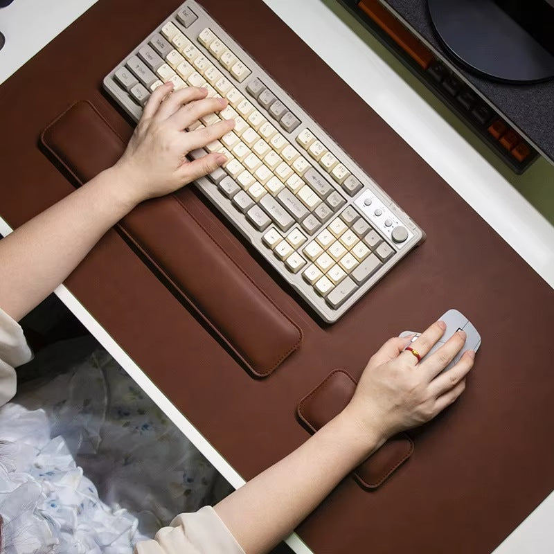 Cozyn Umber Desk Mat & Wrist Rest Set
