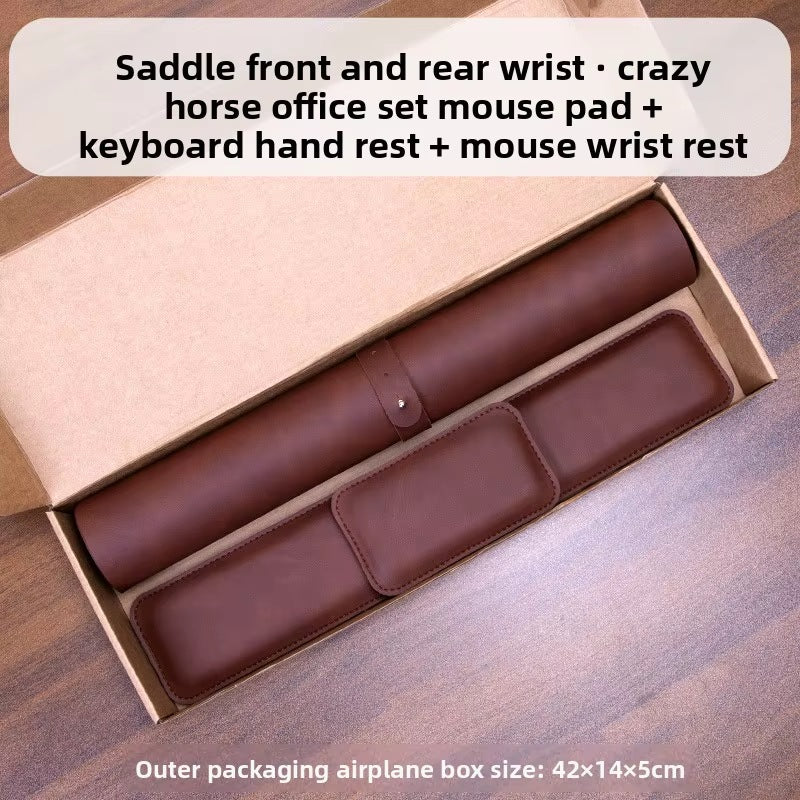 Cozyn Umber Desk Mat & Wrist Rest Set
